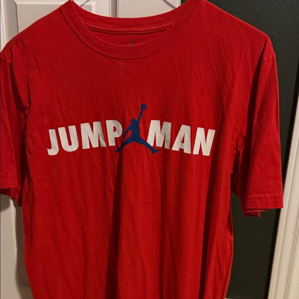 Jordan Red Jumpman Short Sleeve Tee